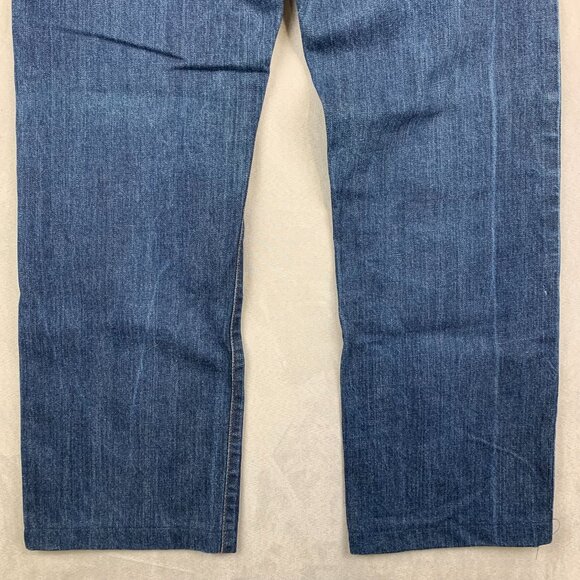 John Varvatos Men Pants 33 Blue Selvedge Jeans Authentic Fit Made In Italy 33x29 - Picture 11 of 12